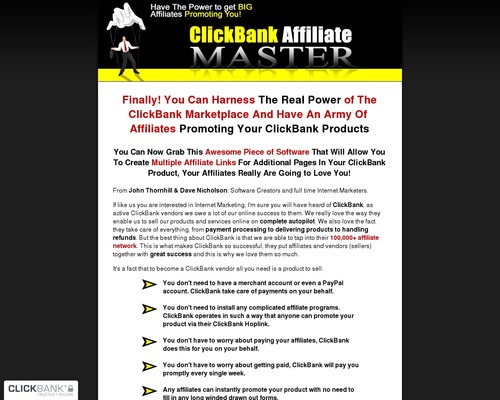 CB Affiliate Master