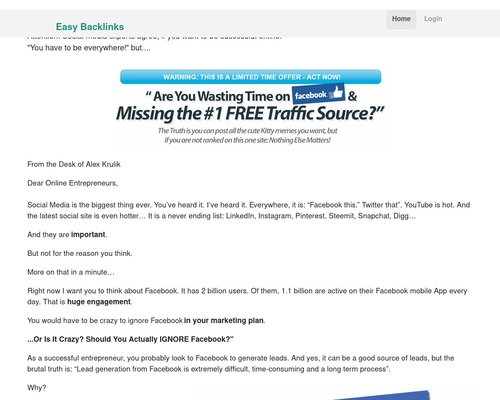 Easy Backlinks