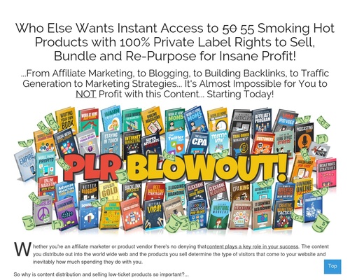 PLR BLOWOUT