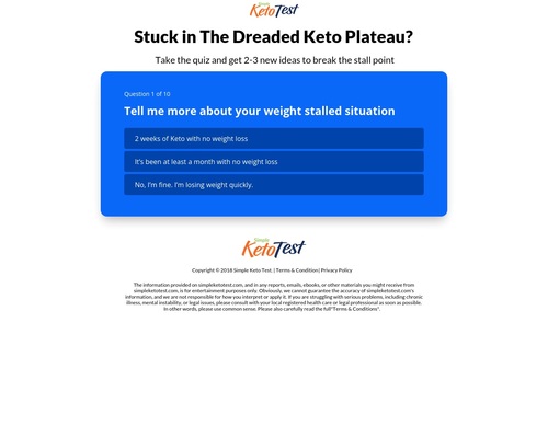 Simple Keto Test