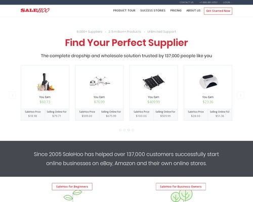 SaleHoo Wholesale & Dropship Directory – #1 Affiliate Program