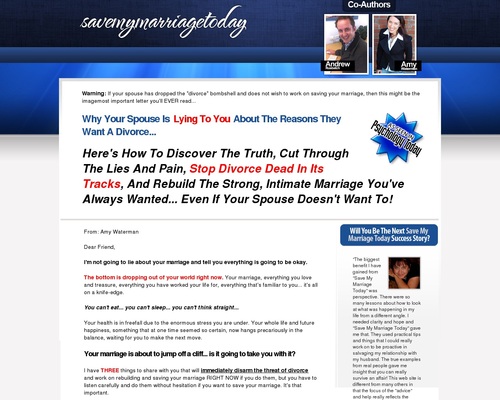 Save My Marriage Today – Recurring commissions!